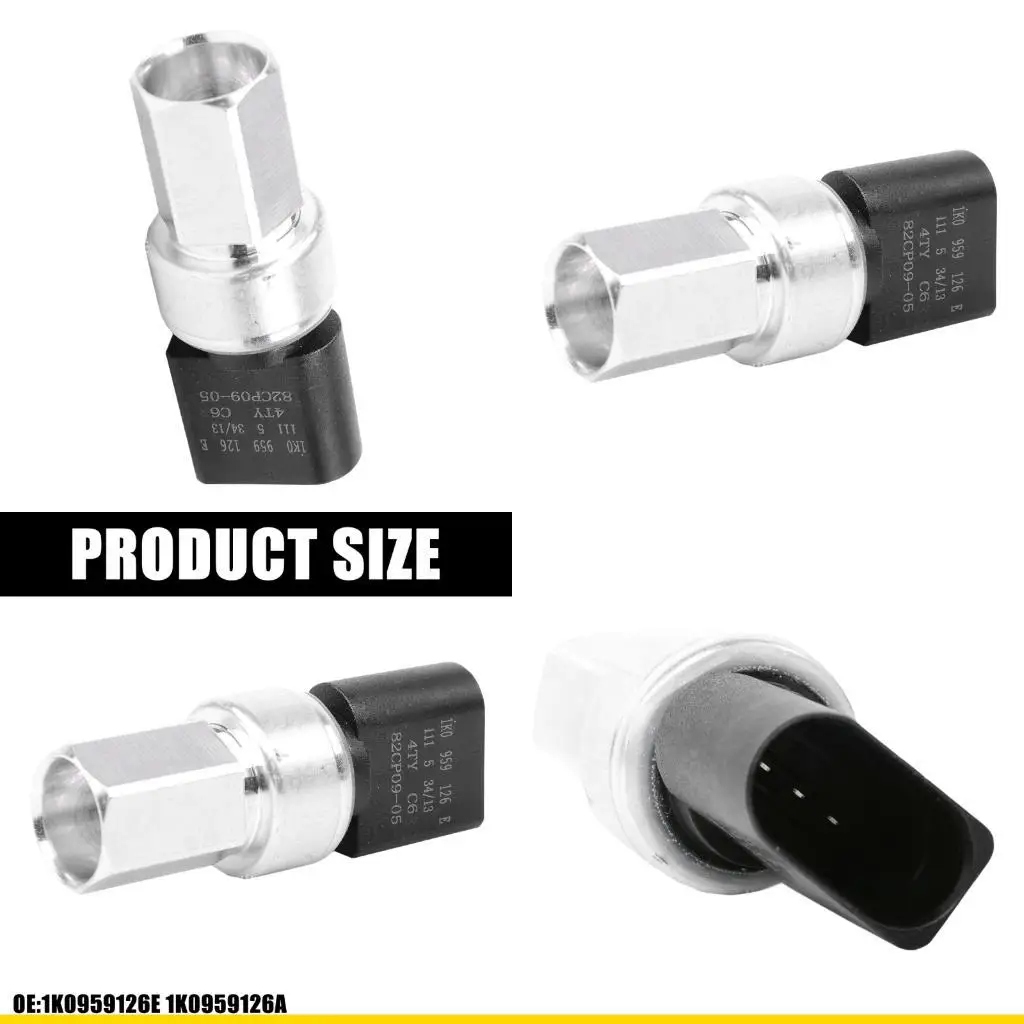 SZCH Automotive Air Conditioning Pressure Switches High Durability Metal Construction Replacement Part 1K095926E 1J0959126A
SZCH Automotive Air Conditioning Pressure Switches High Durability Metal Construction Replacement Part 1K095926E 1J0959126A
