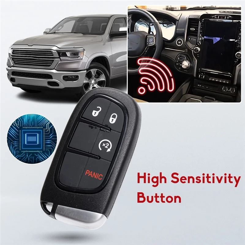 NEW-Car Key Fob Remote Control Car Key Remote Control GQ4-54T For Dodge Ram 1500 2500 3500 2013-2018 433Mhz ID46 Chip 56046956AC
NEW-Car Key Fob Remote Control Car Key Remote Control GQ4-54T For Dodge Ram 1500 2500 3500 2013-2018 433Mhz ID46 Chip 56046956AC