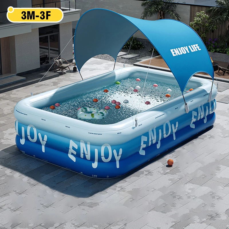 Inflatable Swimming Pool Thickened Large Swimming Pool Family Indoor Outdoor Water Play Pool Party Gift Kid Adult Bathtub Toy
Inflatable Swimming Pool Thickened Large Swimming Pool Family Indoor Outdoor Water Play Pool Party Gift Kid Adult Bathtub Toy