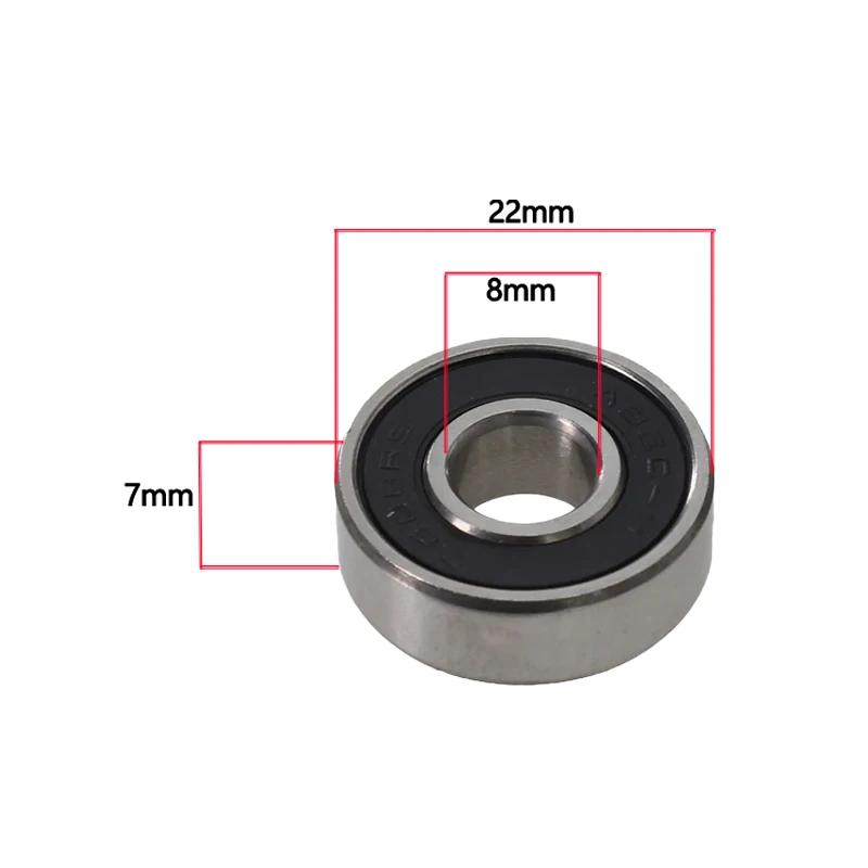 8PCS ABEC-11 high-speed bearing 608RS is suitable for skateboard long board inline roller skates, ice skates, and low-noise
8PCS ABEC-11 high-speed bearing 608RS is suitable for skateboard long board inline roller skates, ice skates, and low-noise