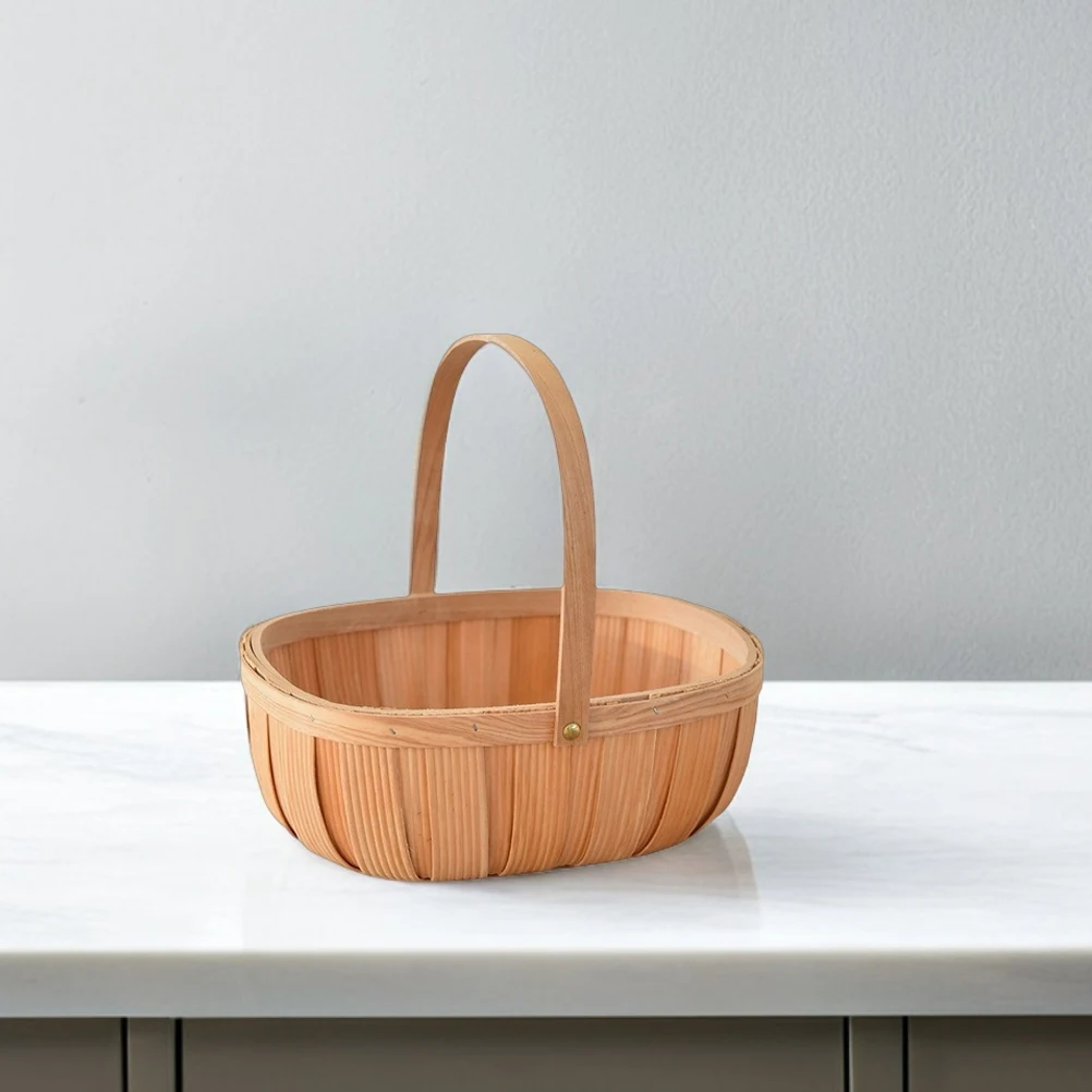 Bamboo Woven Storage Basket for Fruits Eggs Handmade Portable Handle Kitchen Room Khaki Small Baskets File Folder
Bamboo Woven Storage Basket for Fruits Eggs Handmade Portable Handle Kitchen Room Khaki Small Baskets File Folder