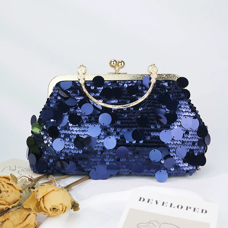 Vintage Glamorous Evening Clutch Bag for Women ,Retro Party Purse with Round Sequins, Perfect for Weddings, Proms,Formal Events
Vintage Glamorous Evening Clutch Bag for Women ,Retro Party Purse with Round Sequins, Perfect for Weddings, Proms,Formal Events