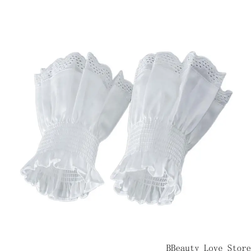 Женщины фальшивые рукава Орган раскаленные манжеты Красивые кружевные брюшные манжеты.
Женщины фальшивые рукава Орган раскаленные манжеты Красивые кружевные брюшные манжеты.