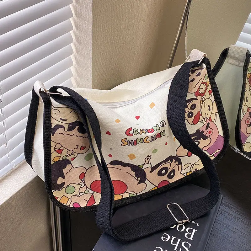 Cute Crayon Shin-chan Canvas Crossbody Bag Large Capacity Commuting Bag Single Shoulder Sports Versatile Backpack Dumpling Bag
Cute Crayon Shin-chan Canvas Crossbody Bag Large Capacity Commuting Bag Single Shoulder Sports Versatile Backpack Dumpling Bag
