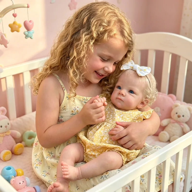 NPK 17Inch Reborn Bettie Lifelike 3D Skin with Visible Veins Hand Rooted Hair Bebe Toy Gifts Collectible Art Doll
NPK 17Inch Reborn Bettie Lifelike 3D Skin with Visible Veins Hand Rooted Hair Bebe Toy Gifts Collectible Art Doll
