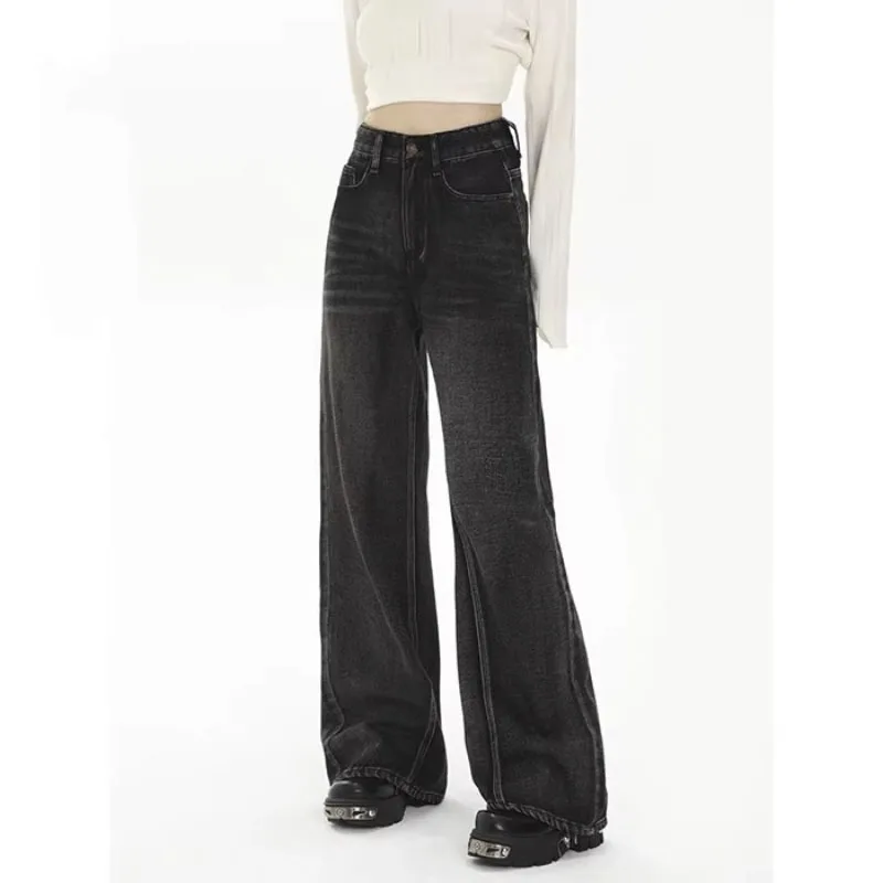 High-waisted Fashion Narrow Version Straight Leg Jeans Women's Autumn Basics Pants Chic High Quality Vintage Denim Trousers
High-waisted Fashion Narrow Version Straight Leg Jeans Women's Autumn Basics Pants Chic High Quality Vintage Denim Trousers