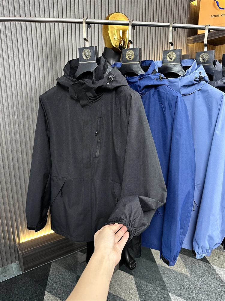 Fall Winter Men's Outdoor Windproof Waterproof Jaet Hooded Faion Ci Sle Regular Fit Long Sve Casual Coat
Fall Winter Men's Outdoor Windproof Waterproof Jaet Hooded Faion Ci Sle Regular Fit Long Sve Casual Coat