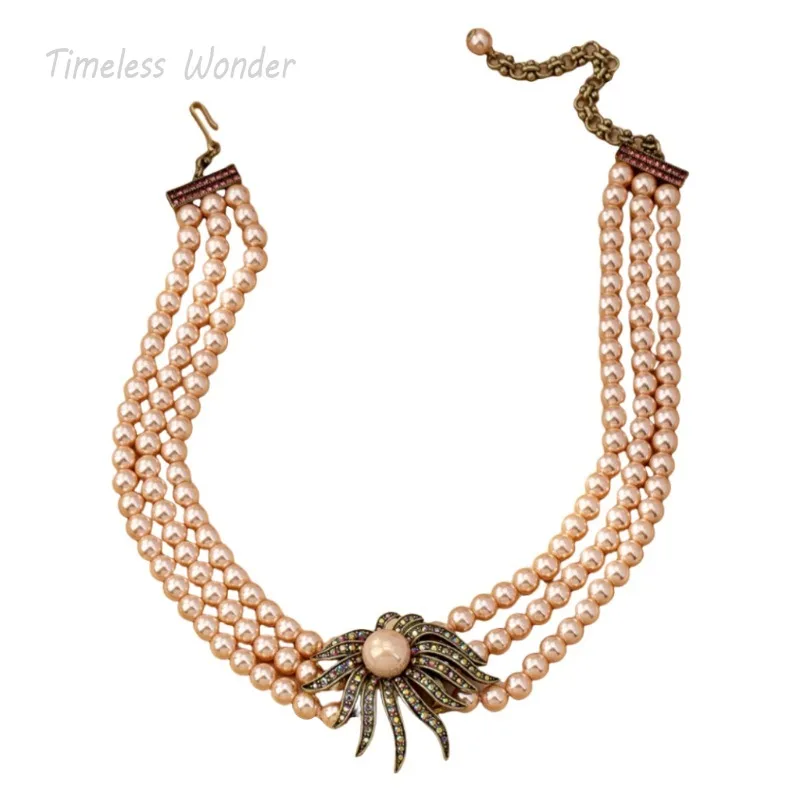 Timeless Wonder Fancy Zircon Floral Beaded Necklaces for Women Designer Jewelry Vintage Luxury Brand Runway Sweet Gift Set 7562
Timeless Wonder Fancy Zircon Floral Beaded Necklaces for Women Designer Jewelry Vintage Luxury Brand Runway Sweet Gift Set 7562