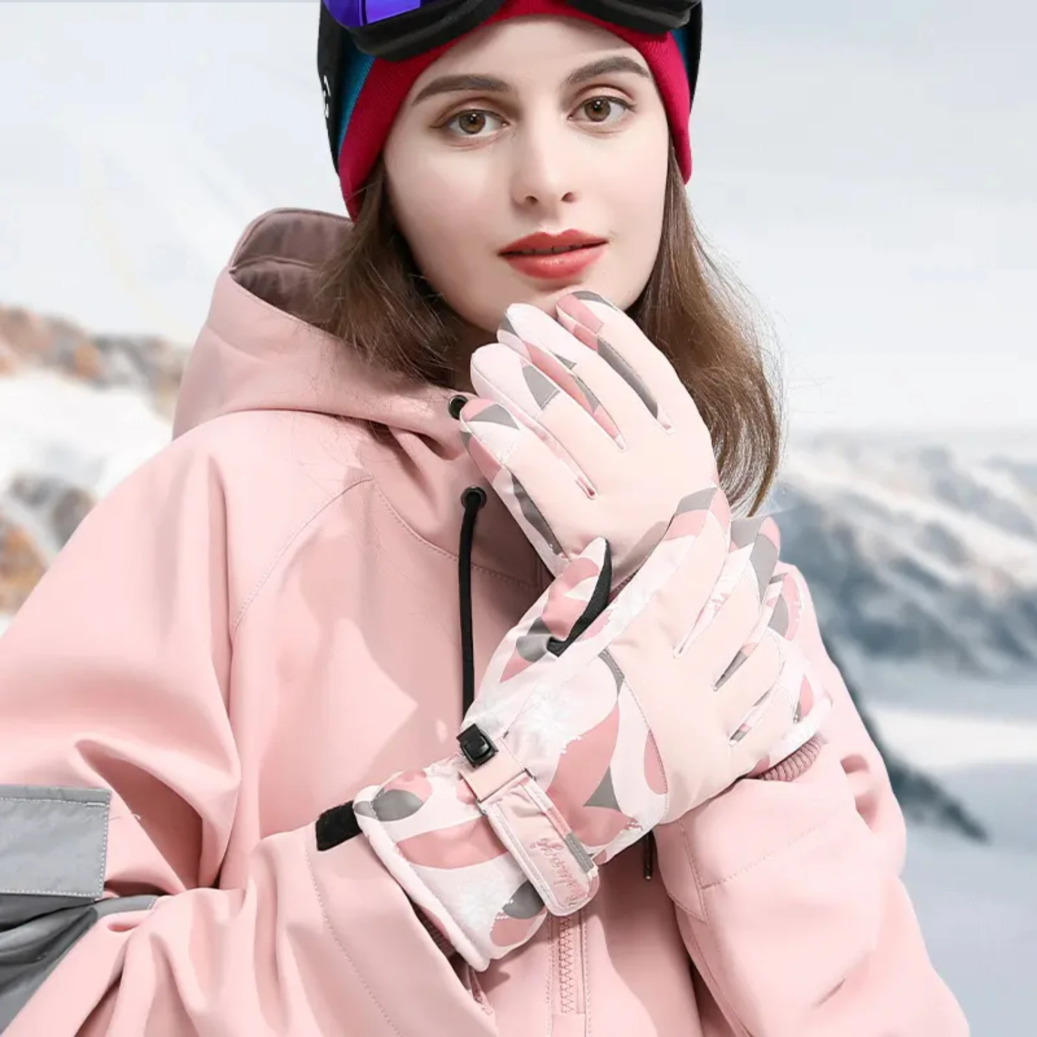 Superior Protection - Warm, Waterproof, Windproof Women's Winter Ski Gloves - Ideal for Outdoor Riding - Touch Screen Compatible
Superior Protection - Warm, Waterproof, Windproof Women's Winter Ski Gloves - Ideal for Outdoor Riding - Touch Screen Compatible