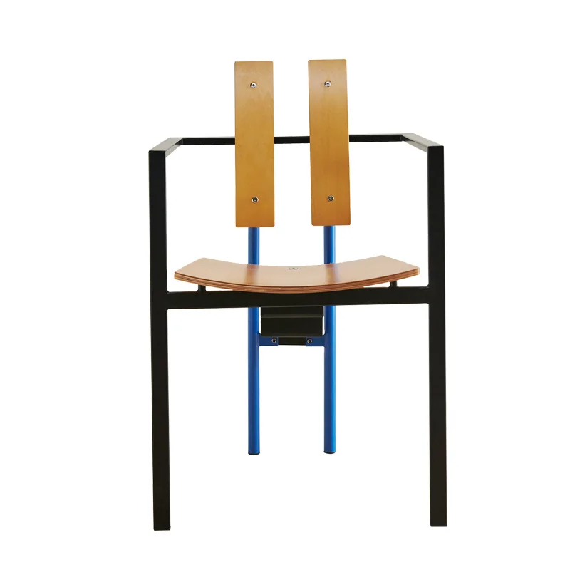 Designer Chair Nordic Simple Restaurant Cafe Medieval Memphis Home Backrest Chair
Designer Chair Nordic Simple Restaurant Cafe Medieval Memphis Home Backrest Chair