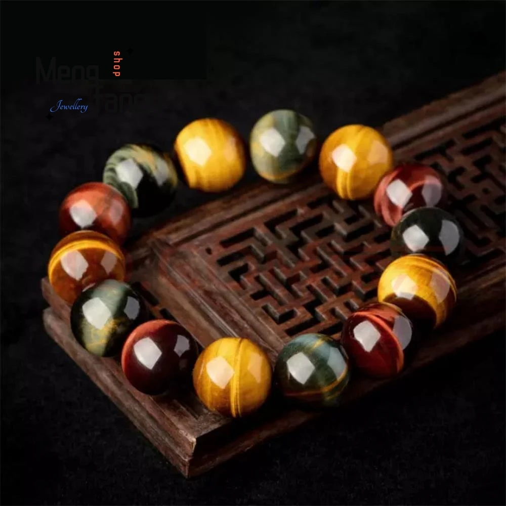 Natural Color Tiger Eye Bracelet Tiger Clear Stone Simple Elegant High-grade Crystal Luxury Quality Fashion Jewelry Holiday Gift
Natural Color Tiger Eye Bracelet Tiger Clear Stone Simple Elegant High-grade Crystal Luxury Quality Fashion Jewelry Holiday Gift
