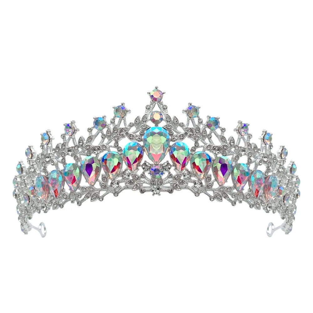 Shiny Baroque Queen Tiaras Elegant Luxury Alloy Princess Crown Dazzling Multicolor Bridal Headwear Pageant
Shiny Baroque Queen Tiaras Elegant Luxury Alloy Princess Crown Dazzling Multicolor Bridal Headwear Pageant
