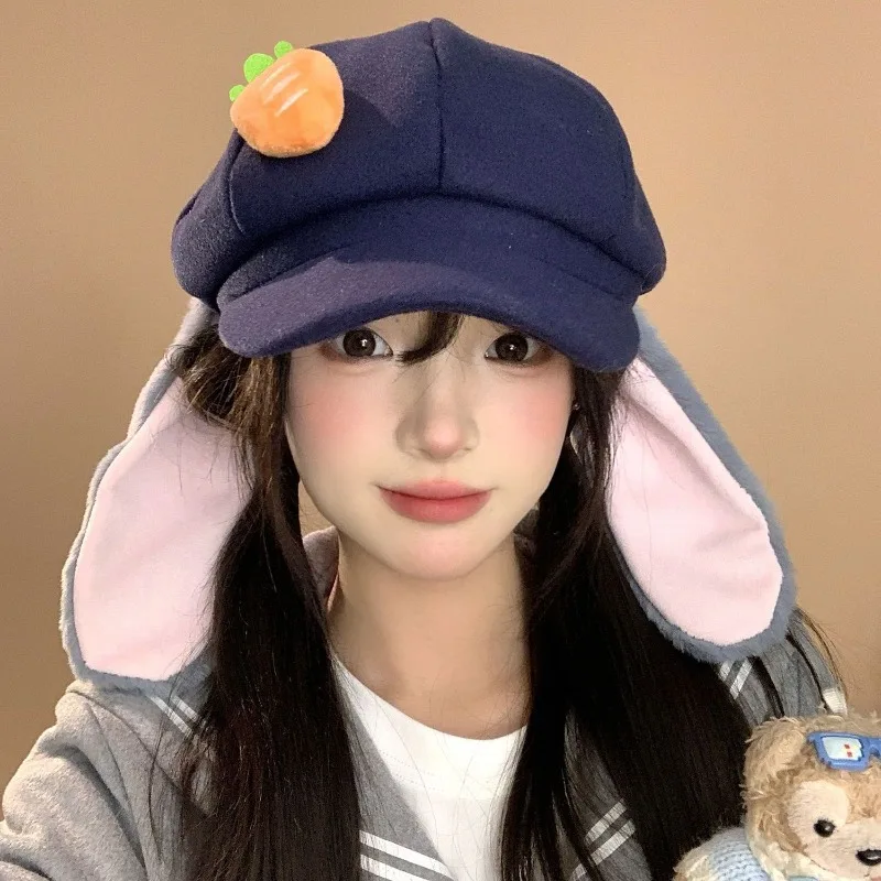 Anime Zootopia Judy Nick Hat Plush Ears Octagonal Hat Sweet Personality Versatile Beret Cartoon Kawaii Lovely 2026 New Cute Gift
Anime Zootopia Judy Nick Hat Plush Ears Octagonal Hat Sweet Personality Versatile Beret Cartoon Kawaii Lovely 2026 New Cute Gift