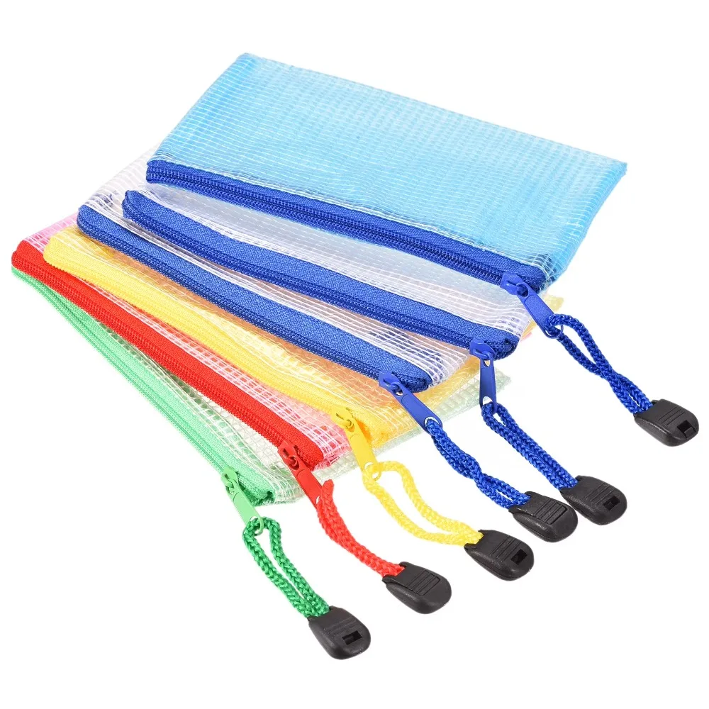 Mesh Zipper Bag File Document Pocket Bill Pouch Folder 12cm x 16cm 6 Pieces Transparent Plastic Organizer Storage For Office School Supplies
Mesh Zipper Bag File Document Pocket Bill Pouch Folder 12cm x 16cm 6 Pieces Transparent Plastic Organizer Storage For Office School Supplies