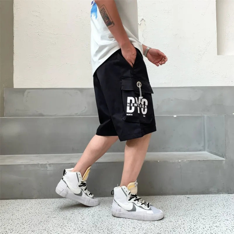 Men's Cargo Shorts Summer Loose-fit Multi-pocket Sports Short Pants Man High Street Casual Higt Quality Shorts Men Streetwear
Men's Cargo Shorts Summer Loose-fit Multi-pocket Sports Short Pants Man High Street Casual Higt Quality Shorts Men Streetwear