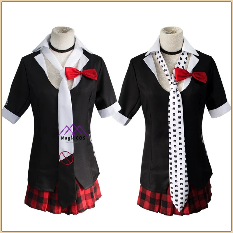 Anime Danganronpa Enoshima Junko Cosplay Costume Black Uniform Set Full Set Wig High Quality Outfit Women's for Comic Con Party
Anime Danganronpa Enoshima Junko Cosplay Costume Black Uniform Set Full Set Wig High Quality Outfit Women's for Comic Con Party