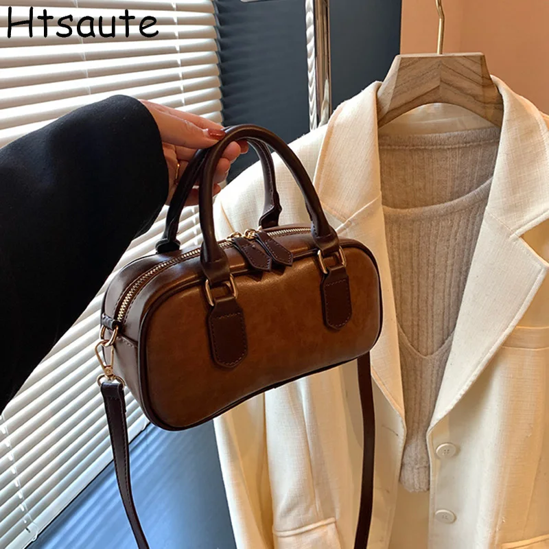Women's PU Leather Handbag Versatile Buckets Solid Color Single Shoulder Crossbody Bag Commuting Bag Girl Underarm Bags bolasa
Women's PU Leather Handbag Versatile Buckets Solid Color Single Shoulder Crossbody Bag Commuting Bag Girl Underarm Bags bolasa