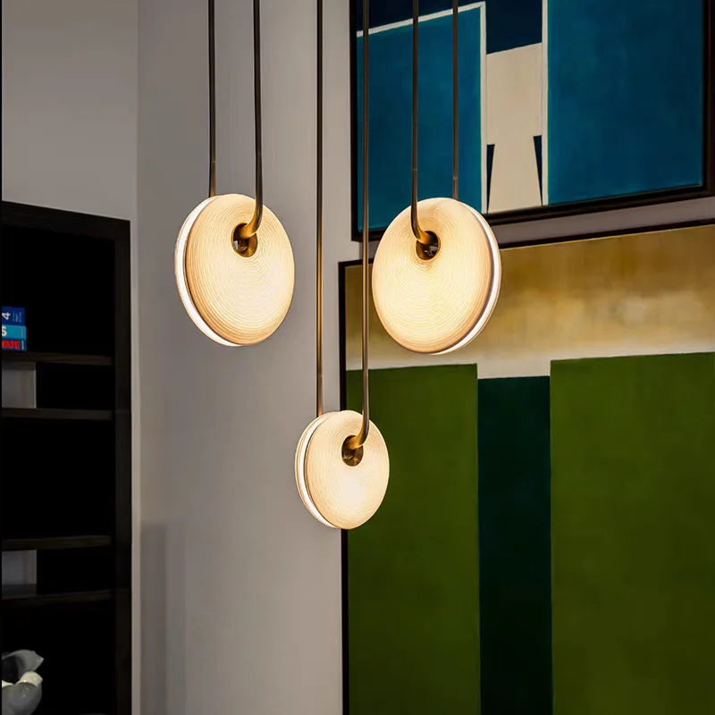 SANDYHA современный светодиодный подвесной светильник, итальянский минималистичный дизайн, стеклянное кольцо для абажура, идеально подходит для гостиной и учебы, уникальное освещение 
SANDYHA современный светодиодный подвесной светильник, итальянский минималистичный дизайн, стеклянное кольцо для абажура, идеально подходит для гостиной и учебы, уникальное освещение