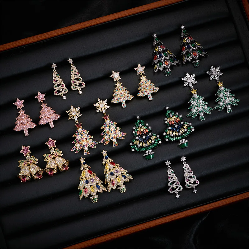 Autumn Winter Series Snowflake Christmas Tree Earrings Light Luxury High-end of Personality Niche Design Sense o
Autumn Winter Series Snowflake Christmas Tree Earrings Light Luxury High-end of Personality Niche Design Sense o