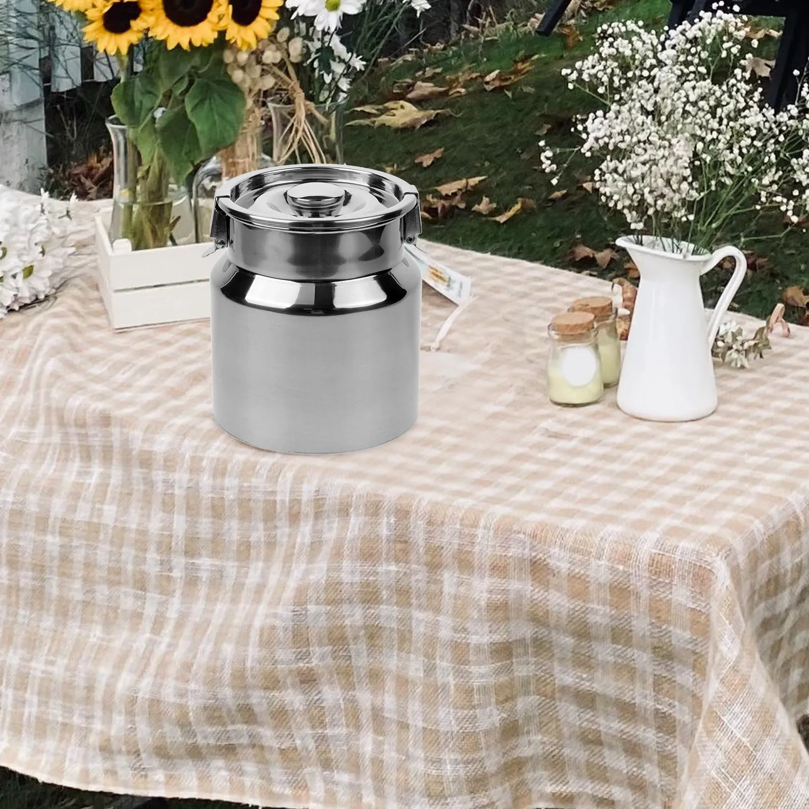 Stainless Steel Milk Jug Goat Container Can Containers Pail Buckets Jugs Small with Lid
Stainless Steel Milk Jug Goat Container Can Containers Pail Buckets Jugs Small with Lid