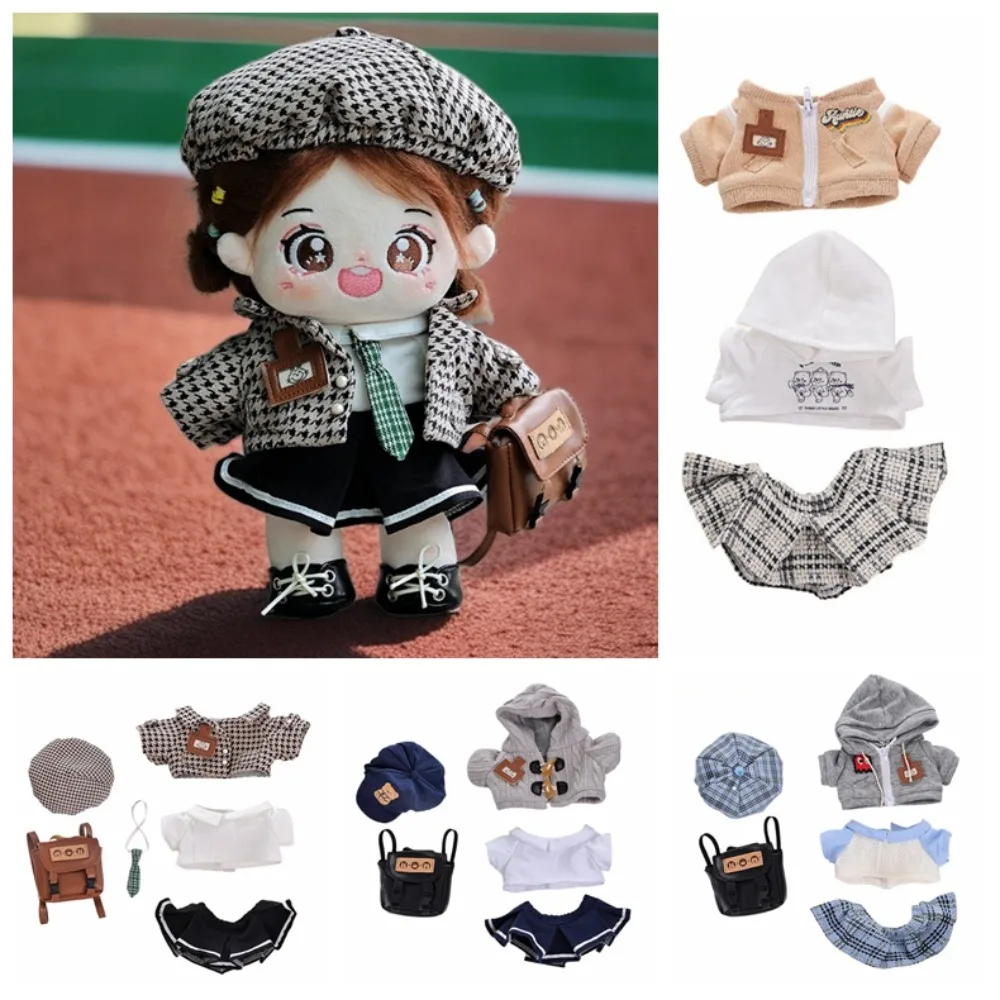 Academy Style Cotton Doll Clothes Set Hoodies Hat Cotton Doll Skirt Cute Backpack Idol Dolls Dress 20cm Cotton Doll
Academy Style Cotton Doll Clothes Set Hoodies Hat Cotton Doll Skirt Cute Backpack Idol Dolls Dress 20cm Cotton Doll
