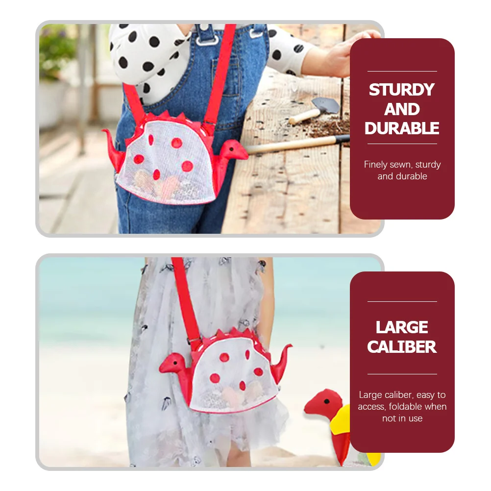 Kids Beach Bag Dinosaur Mesh Sand Storage Bag Lightweight For Children Seashell Collection Beach Essentials Travel Accessory
Kids Beach Bag Dinosaur Mesh Sand Storage Bag Lightweight For Children Seashell Collection Beach Essentials Travel Accessory
