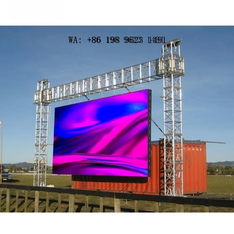 P10 Outdoor 640x640mm Full Color Rental LED Display High Brightness Panel for Commercial Advertising Display Screen
P10 Outdoor 640x640mm Full Color Rental LED Display High Brightness Panel for Commercial Advertising Display Screen