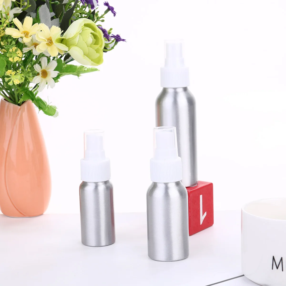 3pc Disinfection Spray Bottle Refillable Perfume Essential Oil Travel Bottles Aluminum Durable Long Use Strong Body
3pc Disinfection Spray Bottle Refillable Perfume Essential Oil Travel Bottles Aluminum Durable Long Use Strong Body