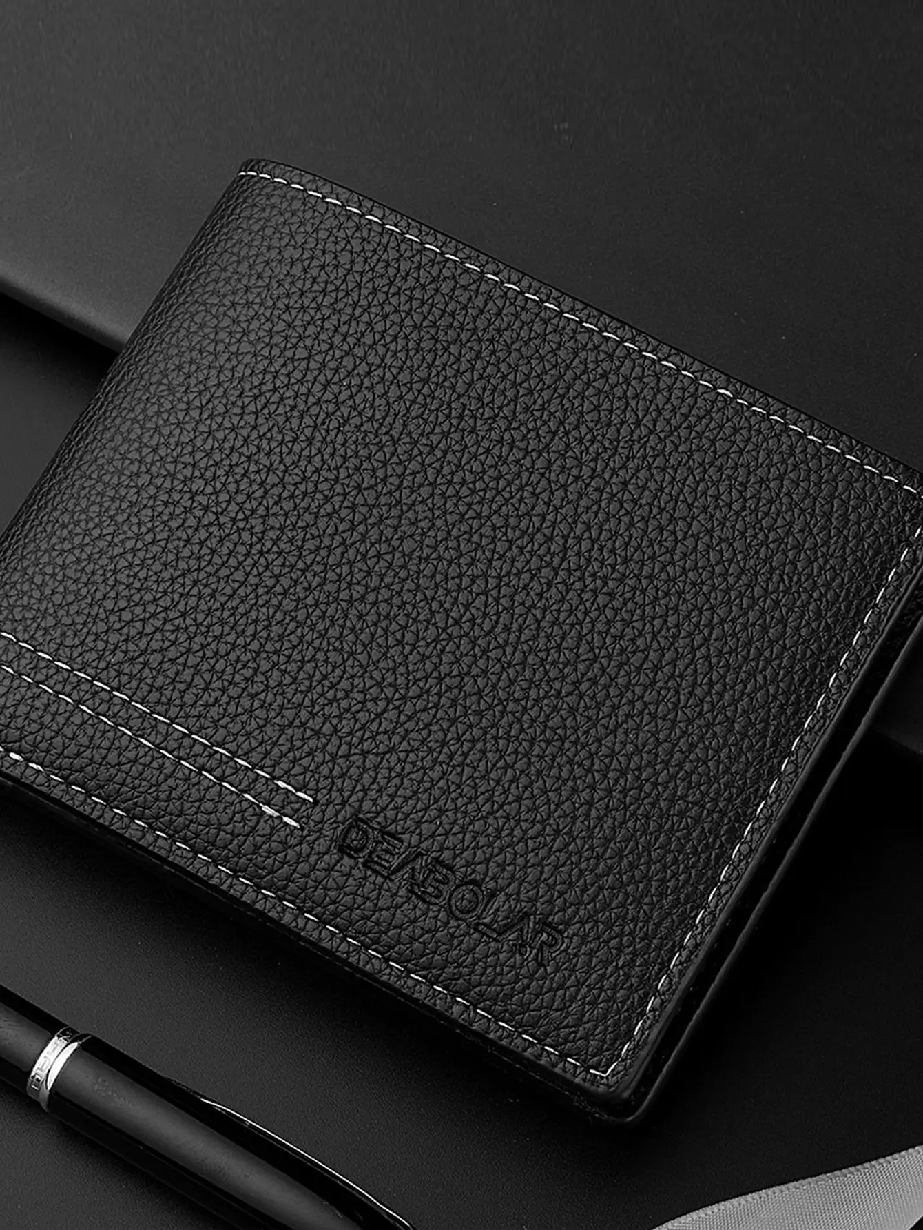 Men Litchi Embossed Small Wallet Pocket Wallet Small ID Window Bi-Fold Men Wallet Dad Gifts Mini Thin Lightweight Multi Layer Cash Portable Slot Minimalist Fashion Modern Business Anniversary On Valentine Day For Birthday Gift Men Male Gift Bag Present Bu
Men Litchi Embossed Small Wallet Pocket Wallet Small ID Window Bi-Fold Men Wallet Dad Gifts Mini Thin Lightweight Multi Layer Cash Portable Slot Minimalist Fashion Modern Business Anniversary On Valentine Day For Birthday Gift Men Male Gift Bag Present Bu