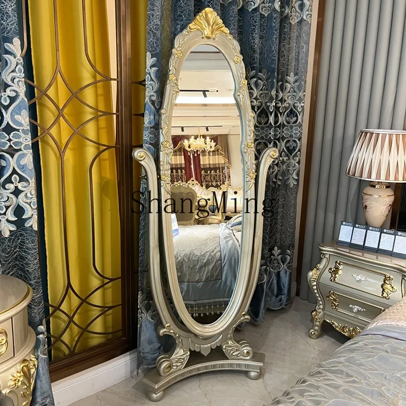 ZYY dressing mirror cloakroom bedroom luxury full solid wood carving flower floor full body changing mirror
ZYY dressing mirror cloakroom bedroom luxury full solid wood carving flower floor full body changing mirror