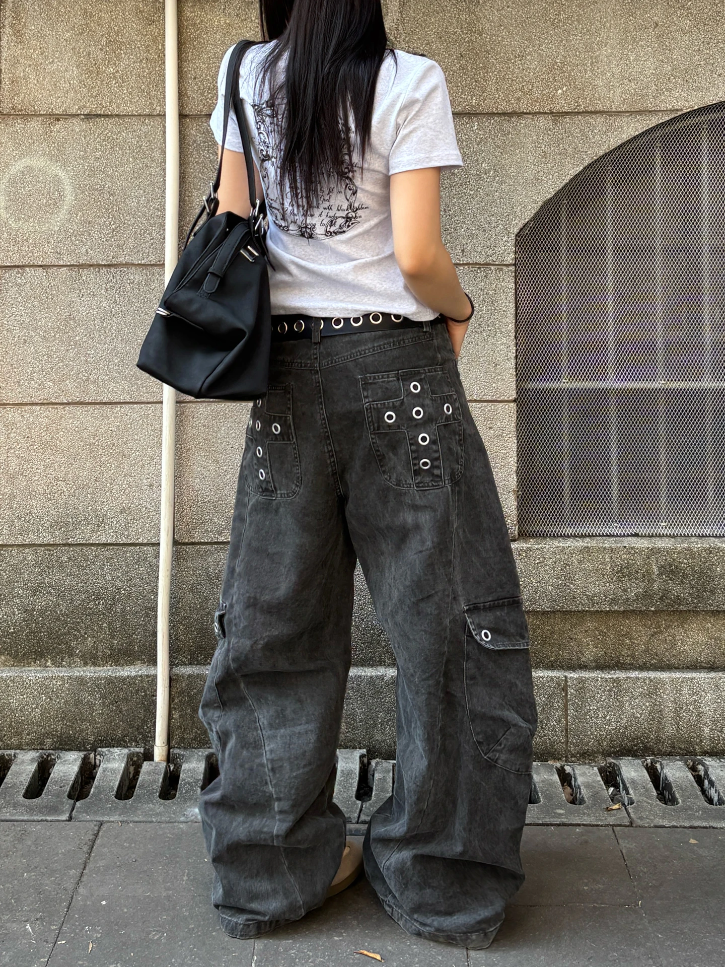 Lirynx Vintage Multi-Pocket Work Pants Wide Leg Loose Women's Lazy Cool Casual Trousers Comfortable Slimming Cotton Jeans
Lirynx Vintage Multi-Pocket Work Pants Wide Leg Loose Women's Lazy Cool Casual Trousers Comfortable Slimming Cotton Jeans