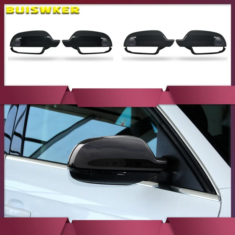 2Pcs Carbon fiber style Rearview Mirror Shells Cover Protection Cap Car Styling Shell Side Mirror Shell Covers For A3 A4 A5 B8.5
2Pcs Carbon fiber style Rearview Mirror Shells Cover Protection Cap Car Styling Shell Side Mirror Shell Covers For A3 A4 A5 B8.5