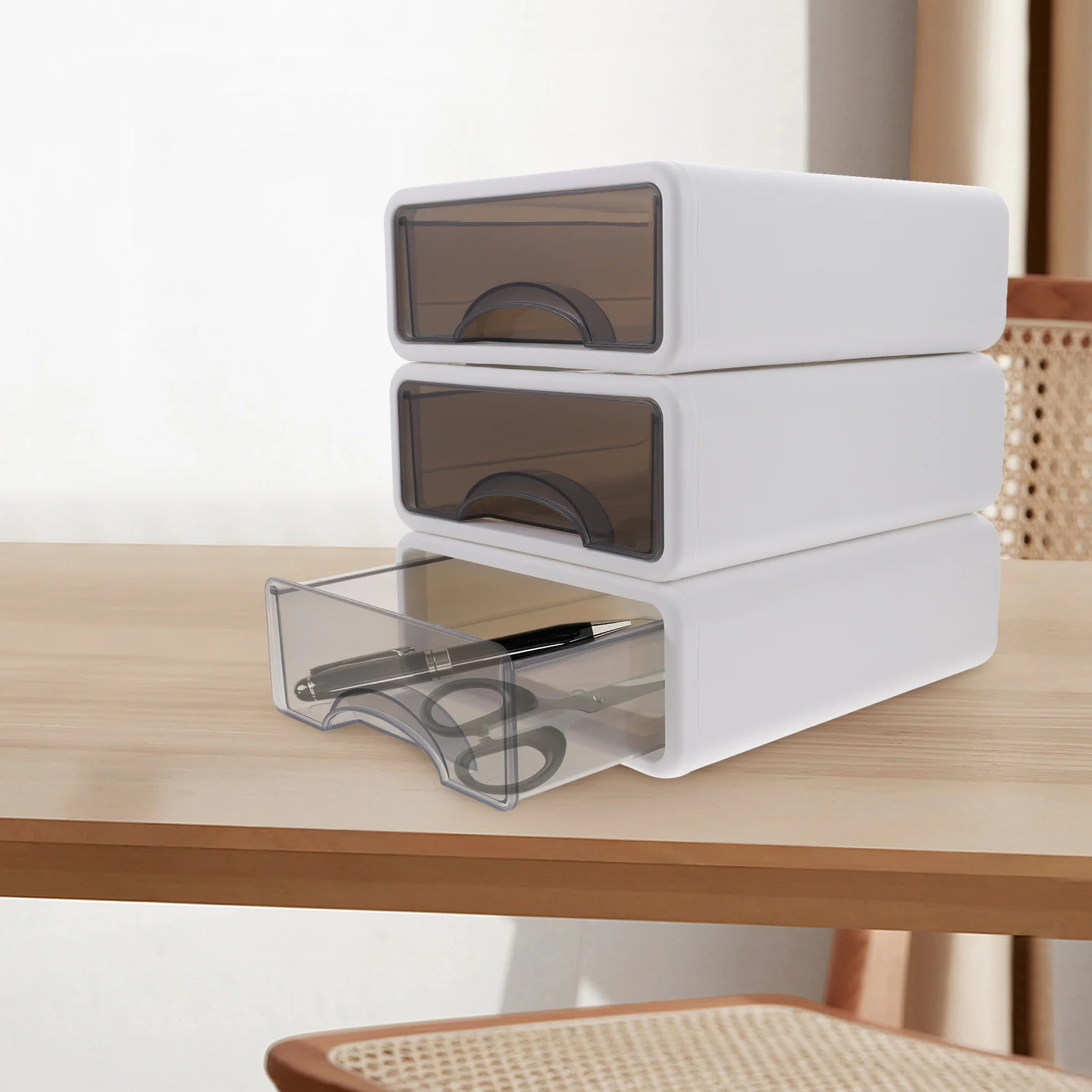 3 Pcs Stationery Drawer Storage Box Dresser Drawers Unit Desktop Office Multifunctional
3 Pcs Stationery Drawer Storage Box Dresser Drawers Unit Desktop Office Multifunctional