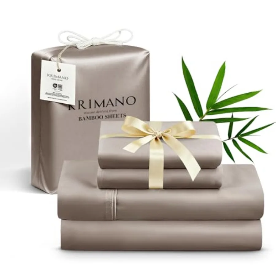 Queen Size Sheet Set, Viscose Bamboo Sheets for Bed Set, 100% Viscose Derived from Bamboo, Hotel Luxury Silky and Cooling for H
Queen Size Sheet Set, Viscose Bamboo Sheets for Bed Set, 100% Viscose Derived from Bamboo, Hotel Luxury Silky and Cooling for H