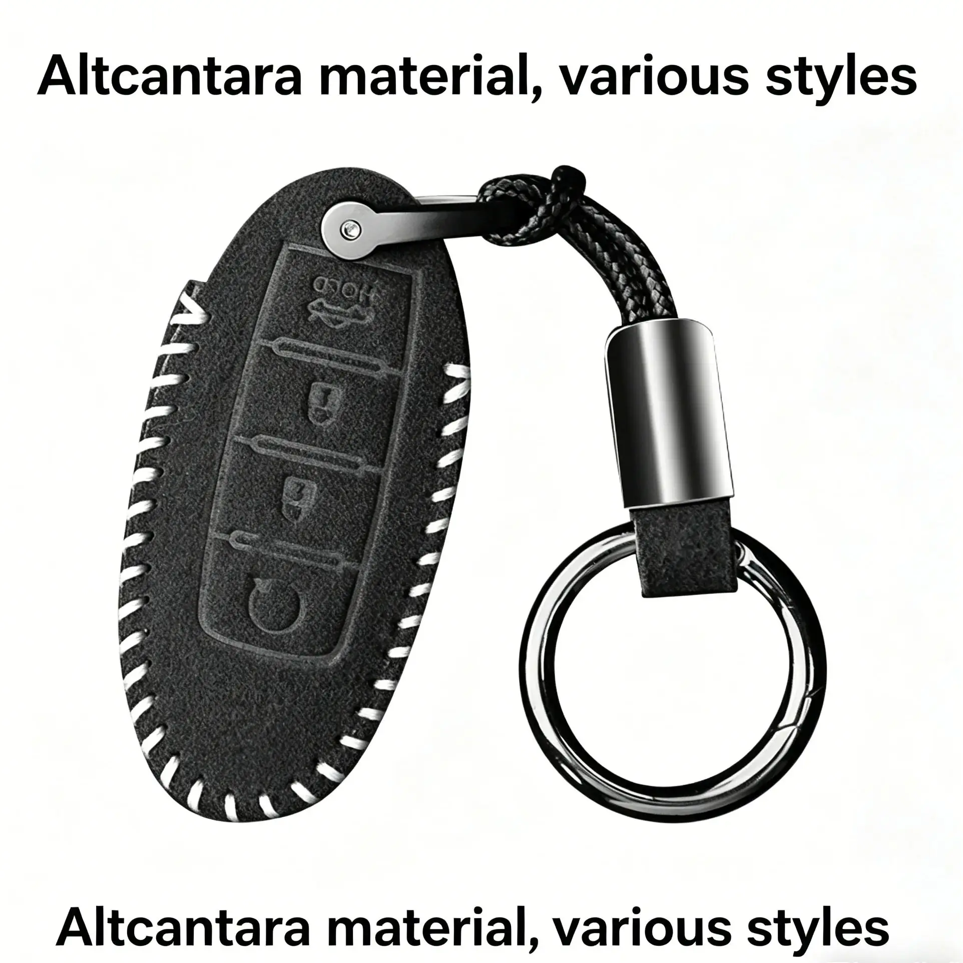 Alcantara Car Key Case Suitable for Nissan Teana Key Cover Sylphy X-Trail Qashqai Key Protective Shell Buckle Accessories
Alcantara Car Key Case Suitable for Nissan Teana Key Cover Sylphy X-Trail Qashqai Key Protective Shell Buckle Accessories