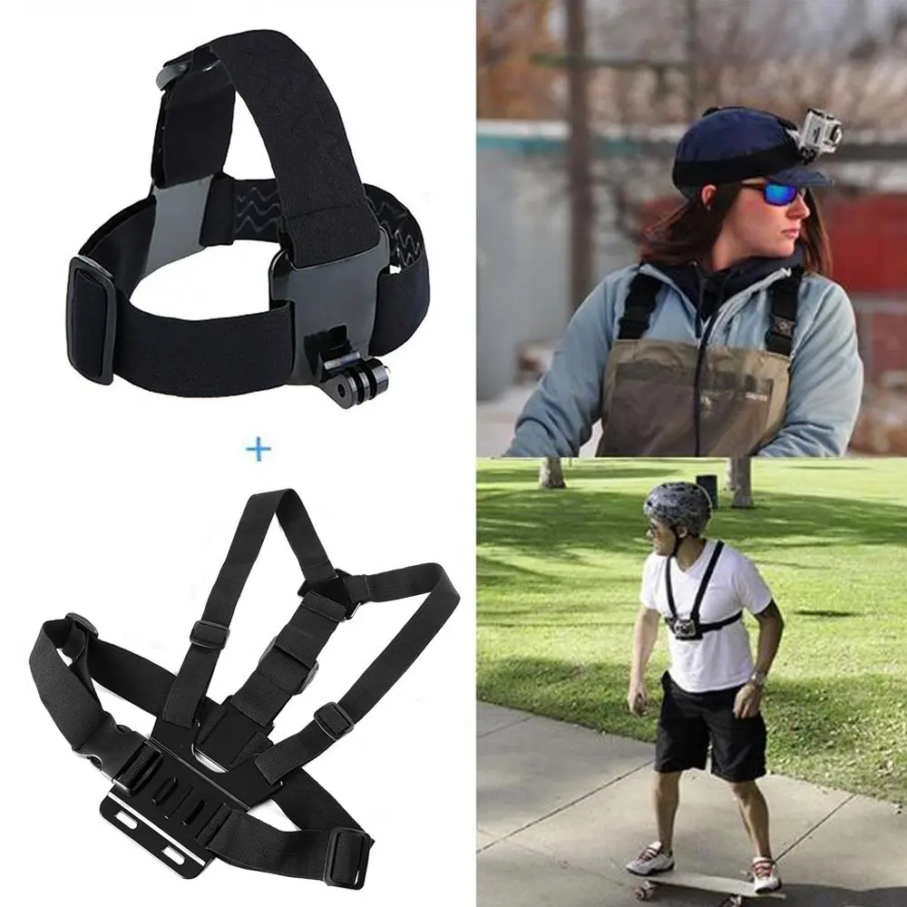 Head Chest Body Harness Strap Belt for GoPro Insta360 DJI Xiaomi Yi SJCAM Universal Cameras
Head Chest Body Harness Strap Belt for GoPro Insta360 DJI Xiaomi Yi SJCAM Universal Cameras