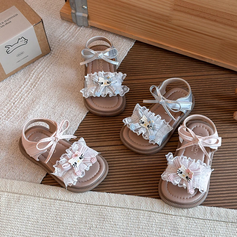 2026 Summer New Girl Princess Flat Sandals Bow Children's Formal Shoes Ruffle Children's Open toed Sandals Wedding Party
2026 Summer New Girl Princess Flat Sandals Bow Children's Formal Shoes Ruffle Children's Open toed Sandals Wedding Party
