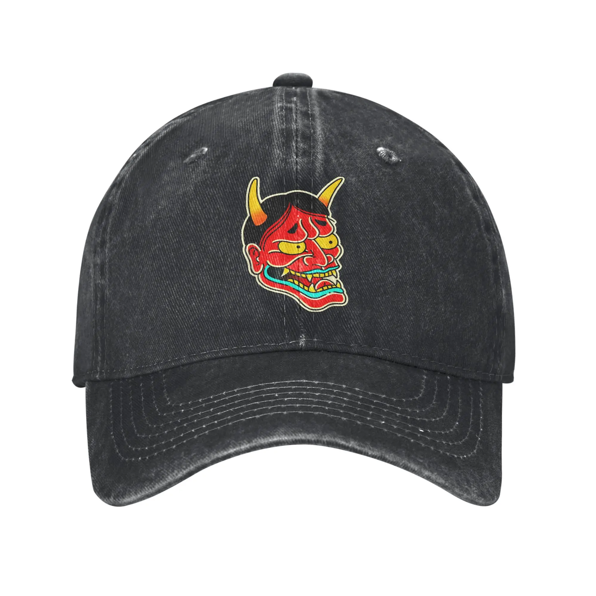 Washed Baseball Cap Traditional Red Hannya Mask Traditional Flash Summer Trucker Hat For Men Adult Hunting Camping Snapback Cap
Washed Baseball Cap Traditional Red Hannya Mask Traditional Flash Summer Trucker Hat For Men Adult Hunting Camping Snapback Cap