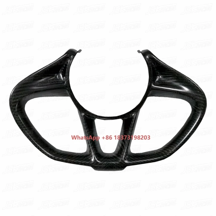 CARBON FIBER INTERIOR STEERING WHEEL COVER for 2017-2019 720S
CARBON FIBER INTERIOR STEERING WHEEL COVER for 2017-2019 720S