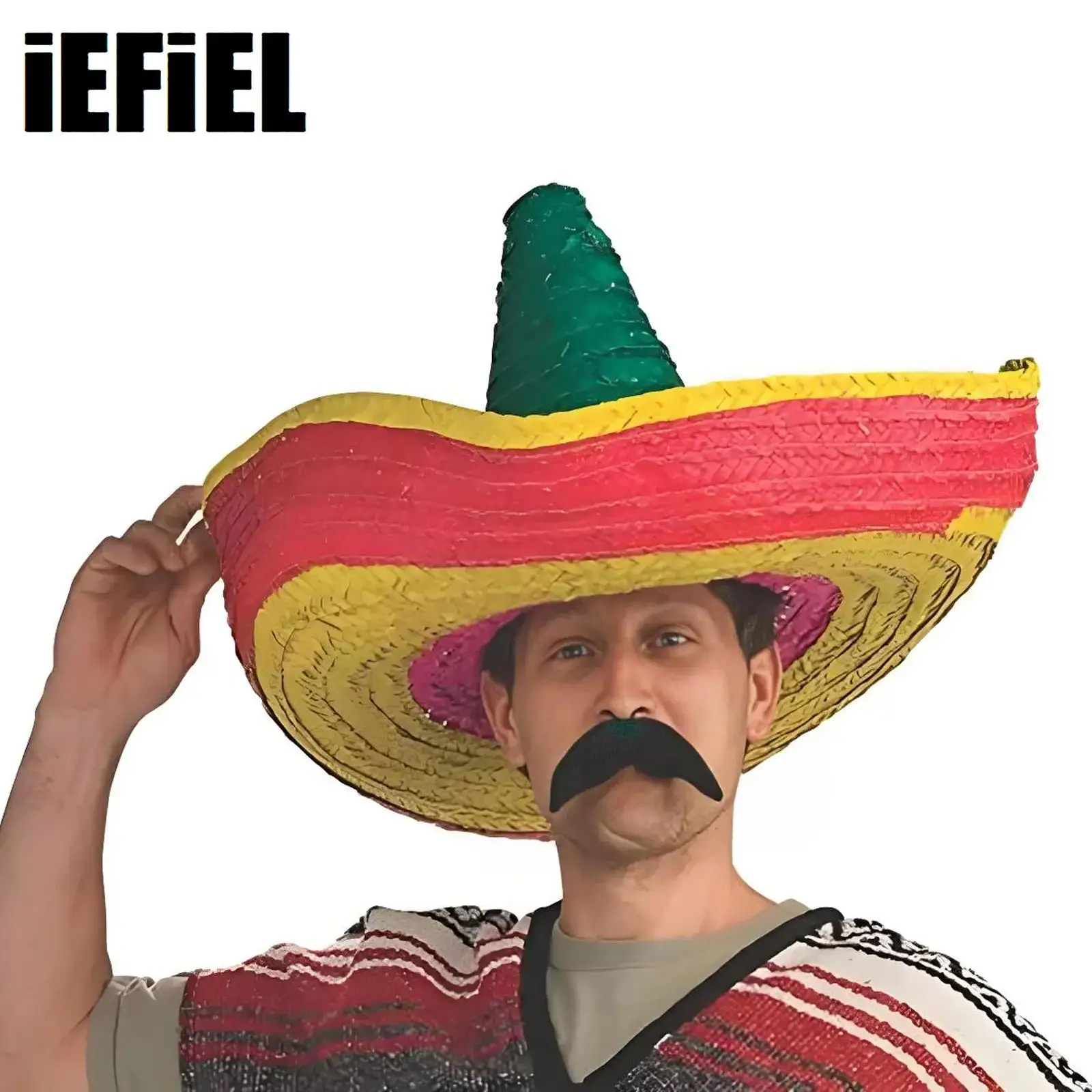 Carnival Mexicans Party Hat Bamboo Weaving Sombrero Hat for Adults Halloween Traditional Costume Photography Props Headwear Cap
Carnival Mexicans Party Hat Bamboo Weaving Sombrero Hat for Adults Halloween Traditional Costume Photography Props Headwear Cap