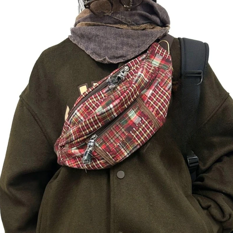 Korean Casual Vintage Zipper Chest Bags Y2k Aesthetic Trendy Harajuku Shoulder Crossbody Bag All Match Streetwear Waist Packs
Korean Casual Vintage Zipper Chest Bags Y2k Aesthetic Trendy Harajuku Shoulder Crossbody Bag All Match Streetwear Waist Packs