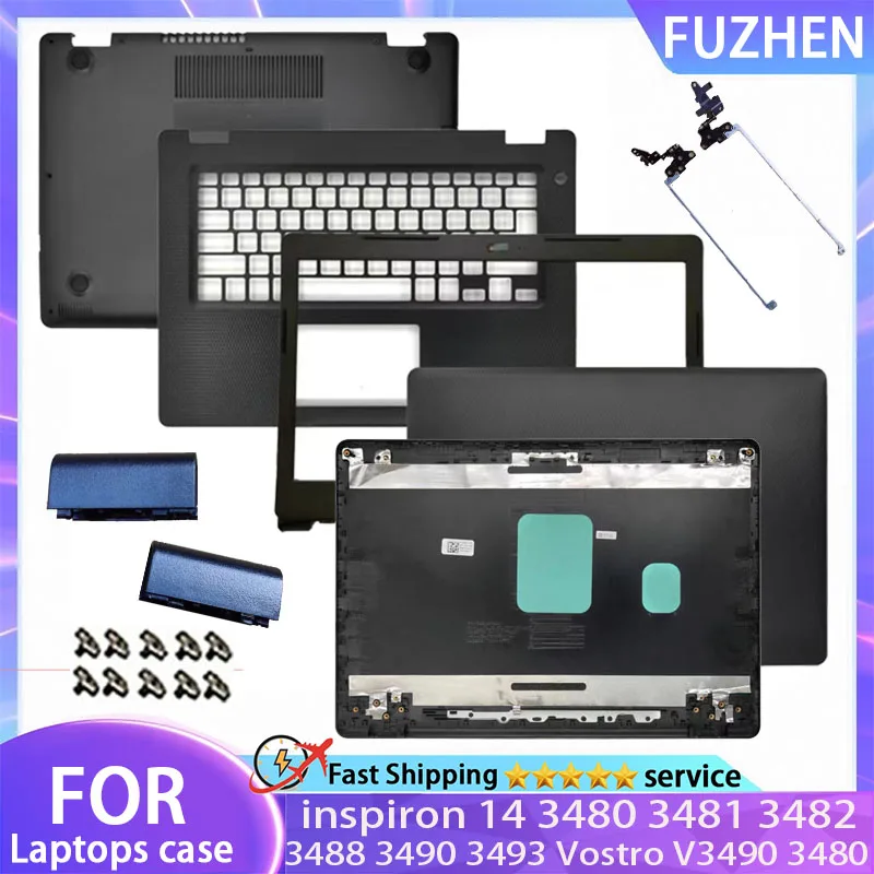 For Dell Inspiron 14 3480 3481 3482 3488 3490 Vostro V3490 3480 Laptop LCD Rear Cover/Front Frame/Palm Pad/Bottom Cover/hinge
For Dell Inspiron 14 3480 3481 3482 3488 3490 Vostro V3490 3480 Laptop LCD Rear Cover/Front Frame/Palm Pad/Bottom Cover/hinge