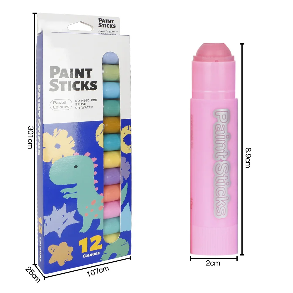 12 Colors Tempera Paint Sticks, Washable Paint Sticks for Student, Quick-Drying and Non-Toxic Art Supplies for Kids Student
12 Colors Tempera Paint Sticks, Washable Paint Sticks for Student, Quick-Drying and Non-Toxic Art Supplies for Kids Student