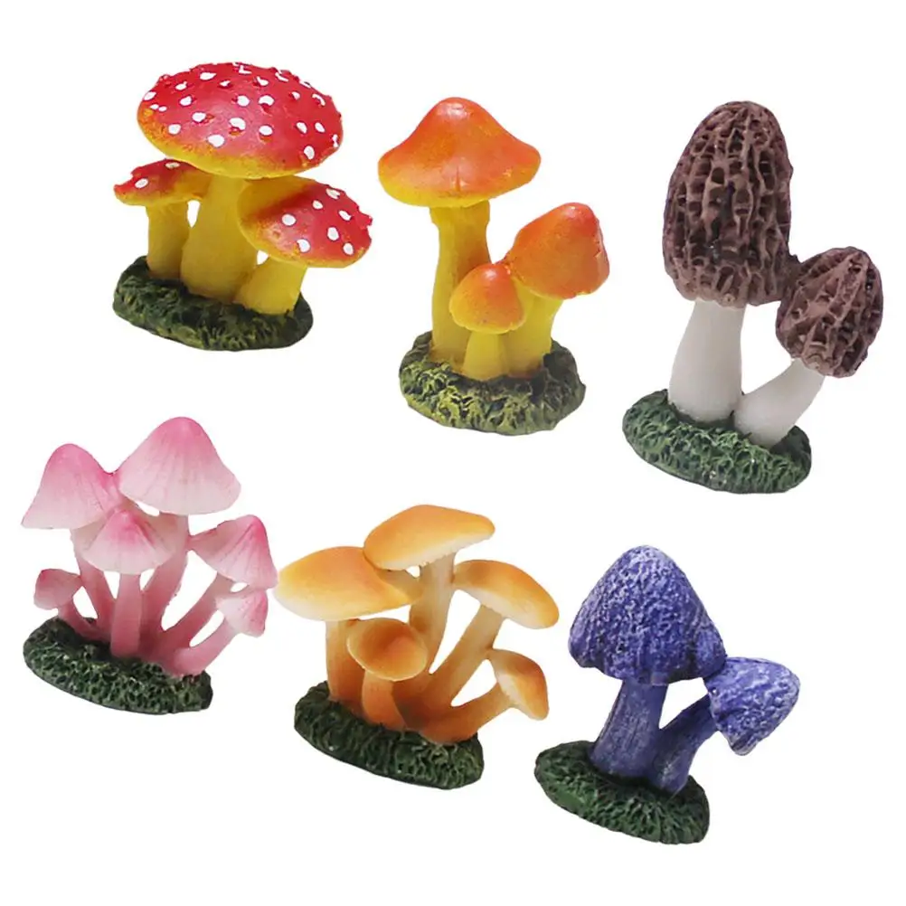 6 Pcs Decorations Micro Landscape Mushroom Mushrooms Miniatures Figurines Ornament
6 Pcs Decorations Micro Landscape Mushroom Mushrooms Miniatures Figurines Ornament