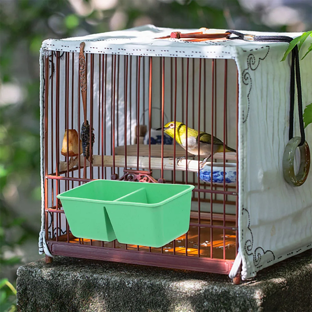20pcs Bird Cage Feeder Food Holder for Parrot Cage Plastic Water Bowl Durable Safe Outdoor Pigeon Green Container
20pcs Bird Cage Feeder Food Holder for Parrot Cage Plastic Water Bowl Durable Safe Outdoor Pigeon Green Container