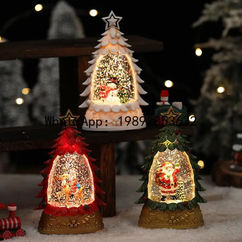 XL Christmas Glowing Water-Filled Snow-Drift Christmas Tree Desktop Ornament Decoration Gift
XL Christmas Glowing Water-Filled Snow-Drift Christmas Tree Desktop Ornament Decoration Gift