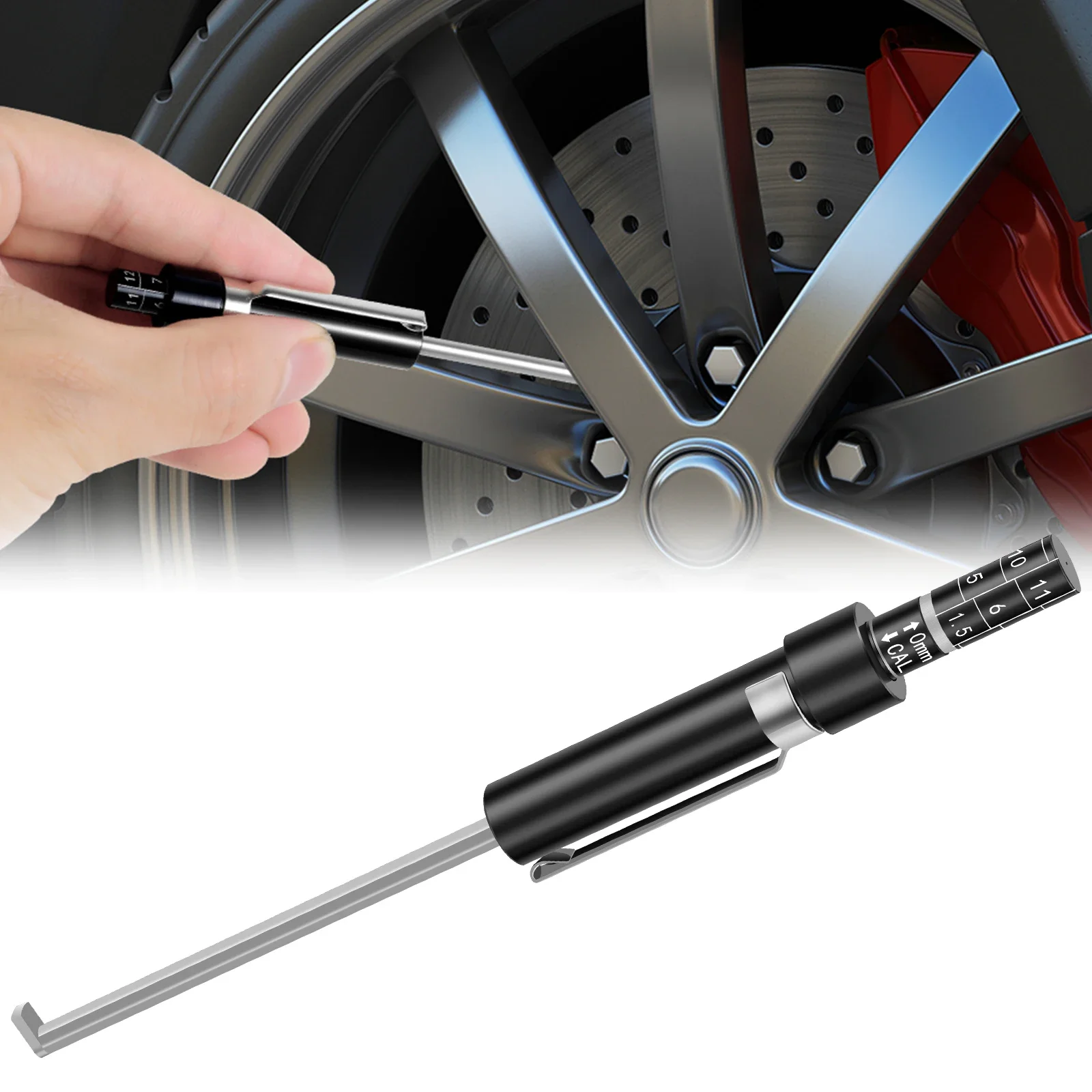 1 Pc Vehicle Brake Pad Thickness Gauge Car Brake Pad Tester Measuring Tool Measurment Gauge Auto Brake Car Tire Special Tool
1 Pc Vehicle Brake Pad Thickness Gauge Car Brake Pad Tester Measuring Tool Measurment Gauge Auto Brake Car Tire Special Tool