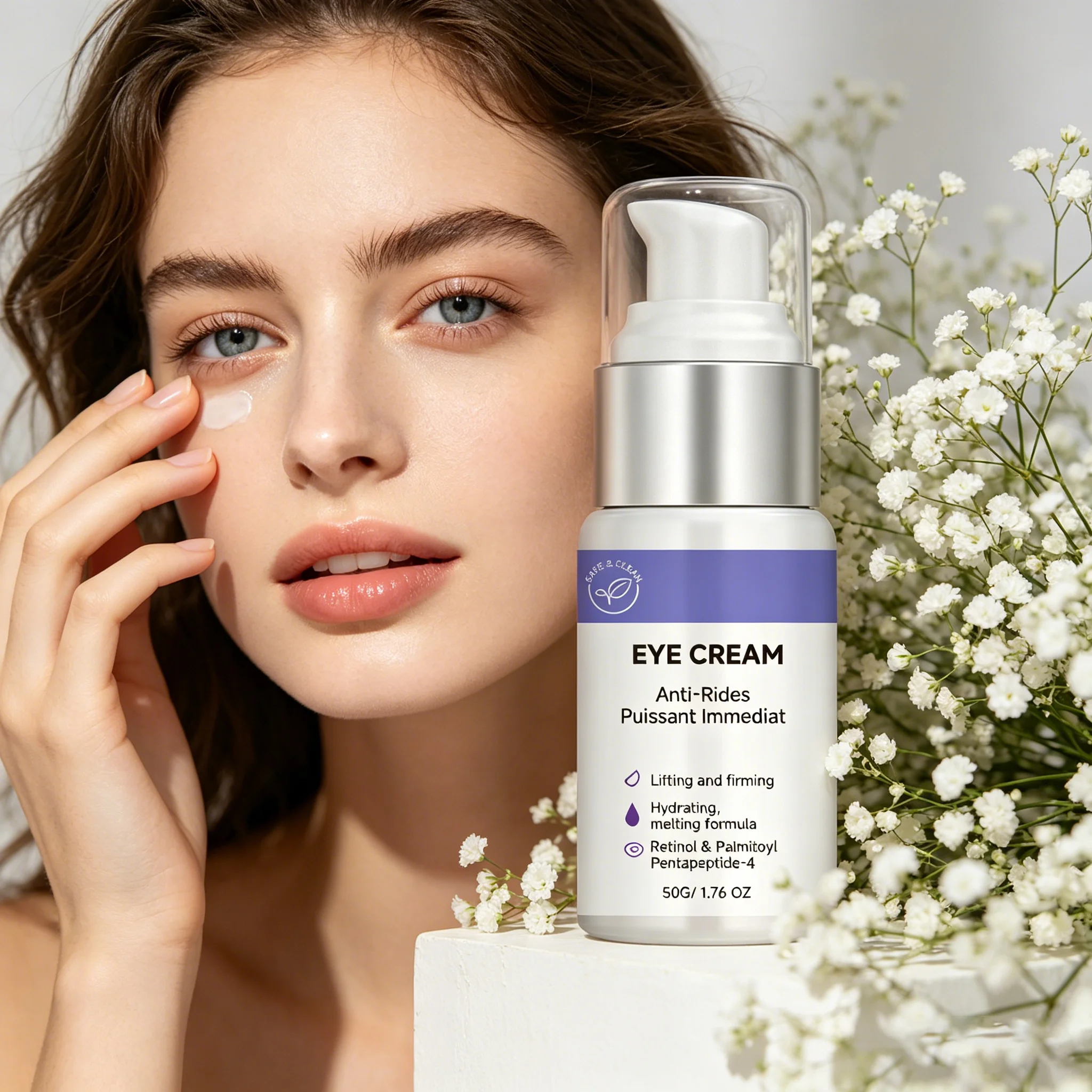 Retinol Moisturizing Eye Cream Exfoliating Anti-Puffiness Dark Circle Removal Rejuvenate Shrinks Pores Eye Brightening Cream
Retinol Moisturizing Eye Cream Exfoliating Anti-Puffiness Dark Circle Removal Rejuvenate Shrinks Pores Eye Brightening Cream