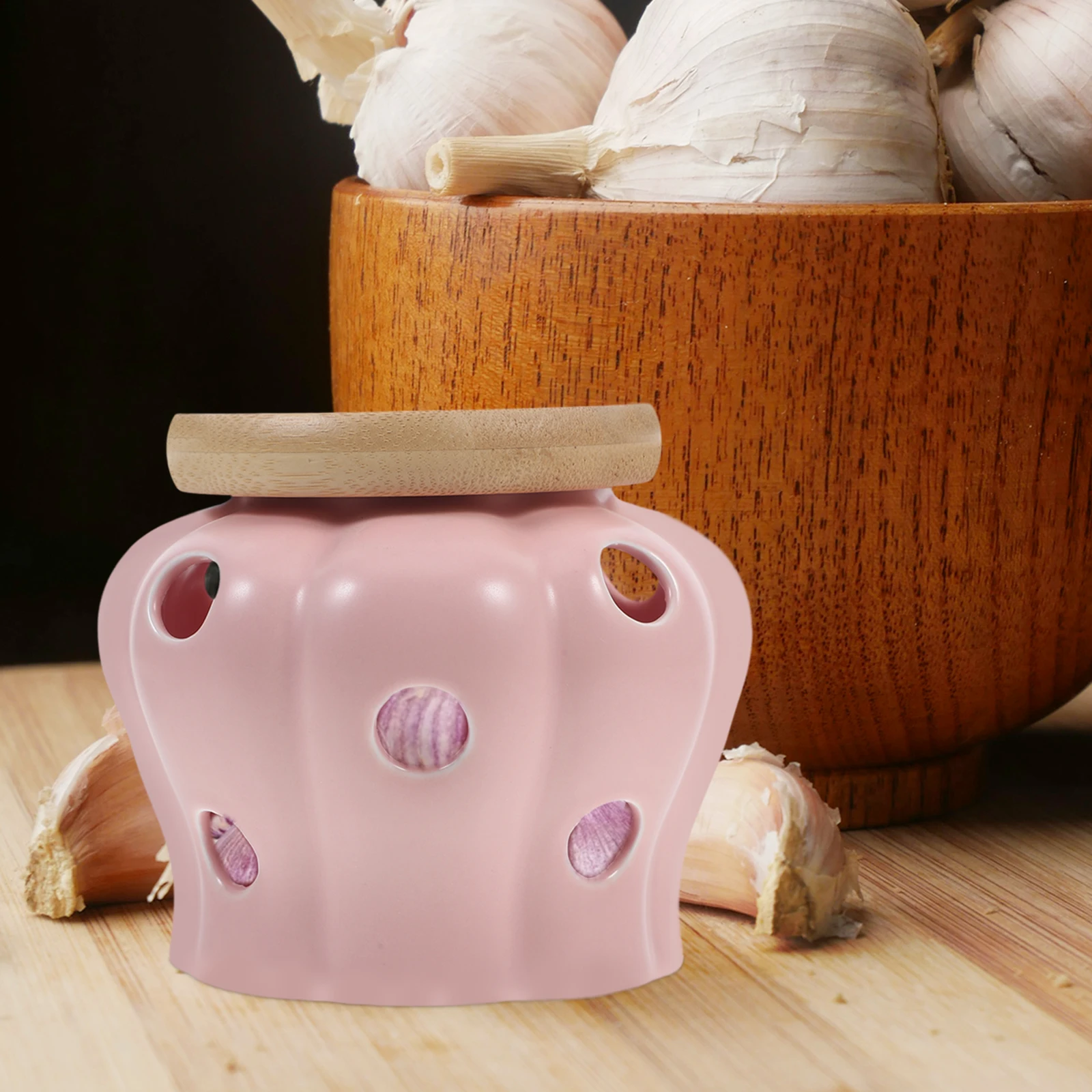 Ceramic Keeper Ventilated Large Capacity Garlic Container Kitchen Solution Ginger Garlic Storage Box Ginger Storage Box
Ceramic Keeper Ventilated Large Capacity Garlic Container Kitchen Solution Ginger Garlic Storage Box Ginger Storage Box