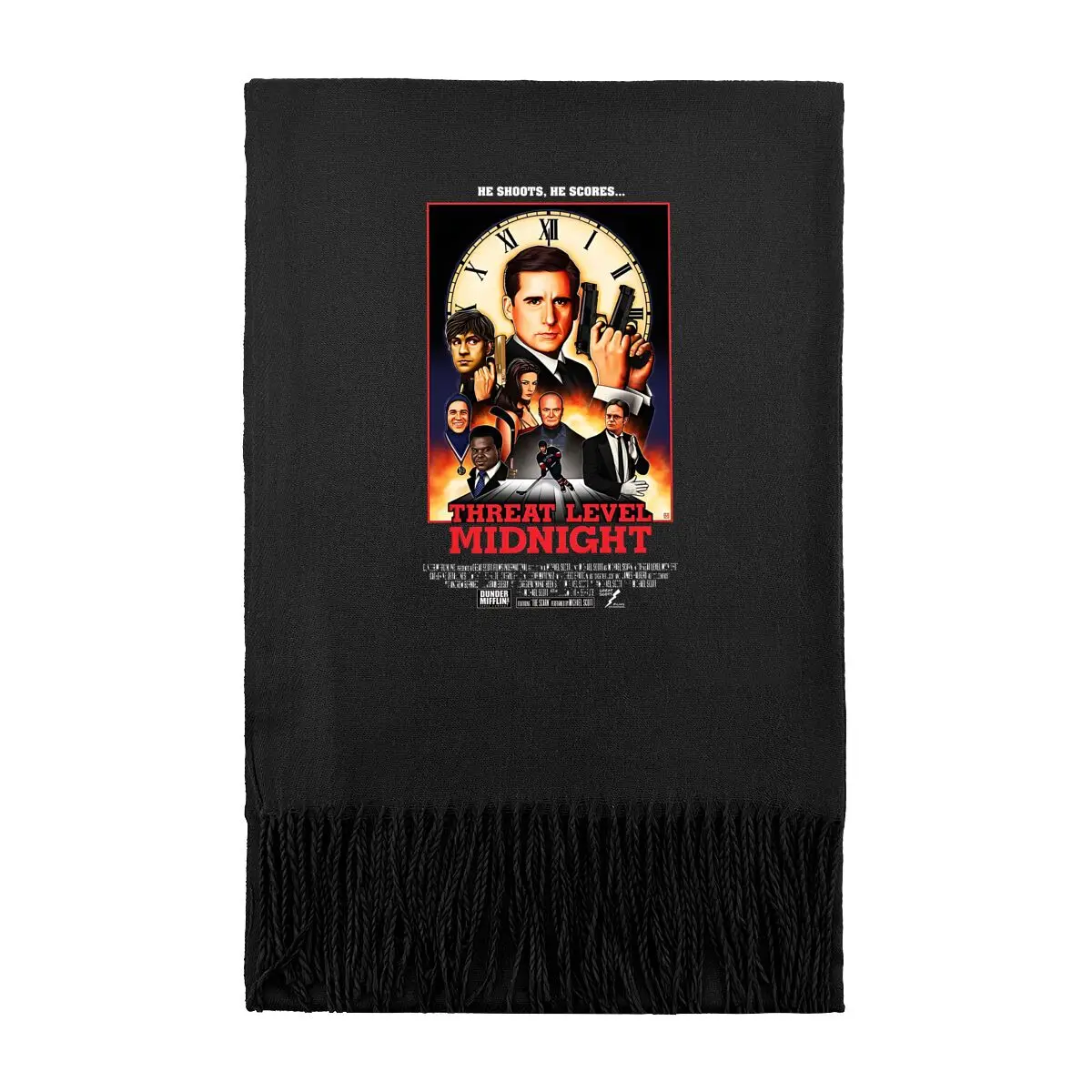 Threat Level Midnight The Office комедийный постер, художественный зимний теплый шарф для женщин и мужчин, шаль
Threat Level Midnight The Office комедийный постер, художественный зимний теплый шарф для женщин и мужчин, шаль